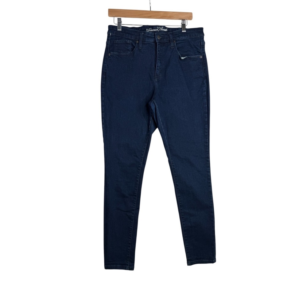 Universal Thread High Rise Skinny Jeans size 14/32 Dark Blue Wash